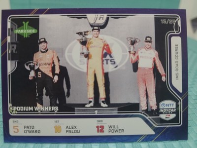 /25 Blue Foil - 2026 Parkside Indycar IMS Road Podium O Ward Palou Power 90