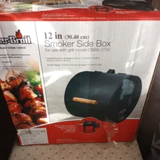 Charbroil Black Hinged lid Smoker Side Box 12" for use w/CBBA-2750 Grill