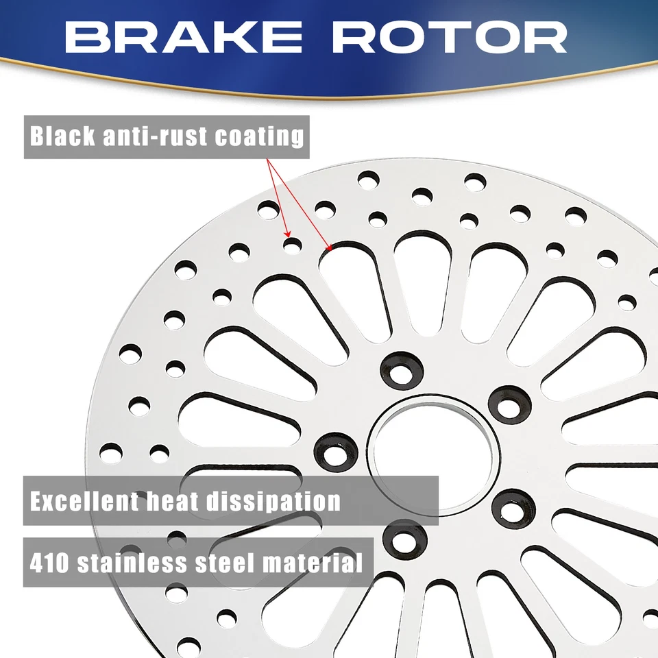11.5 in Rear Brake Rotor for Harley Touring Electra Glide Heritage Softail Dyna - Image 2 of 4