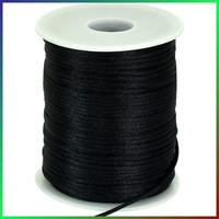 Nylonschnur 2Mm X 100M Schwarz FüR Schmuckherstellung Und Makramee
