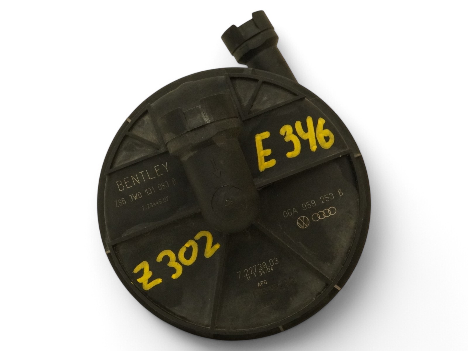 Bentley Continental GT 2003-2012 RIGHT Secondary air pump P/N 3W0131083B