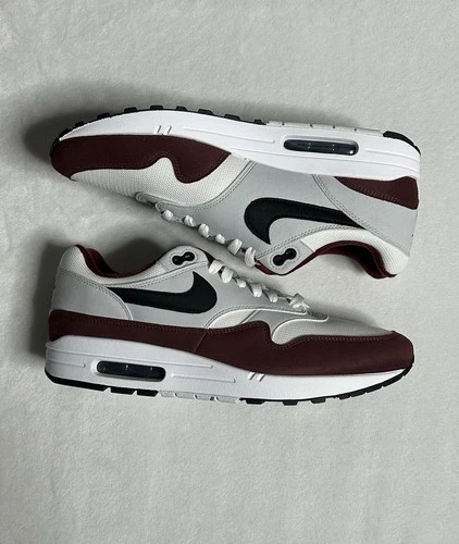 Nike Air Max 1 Sneakers White Black Dark Team Red FD9082-106 Men’s Size 11.5