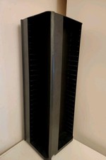 Laserline 100 Cassette Tape Carousel Storage Rack Spinning Tower Case 90s Y2K
