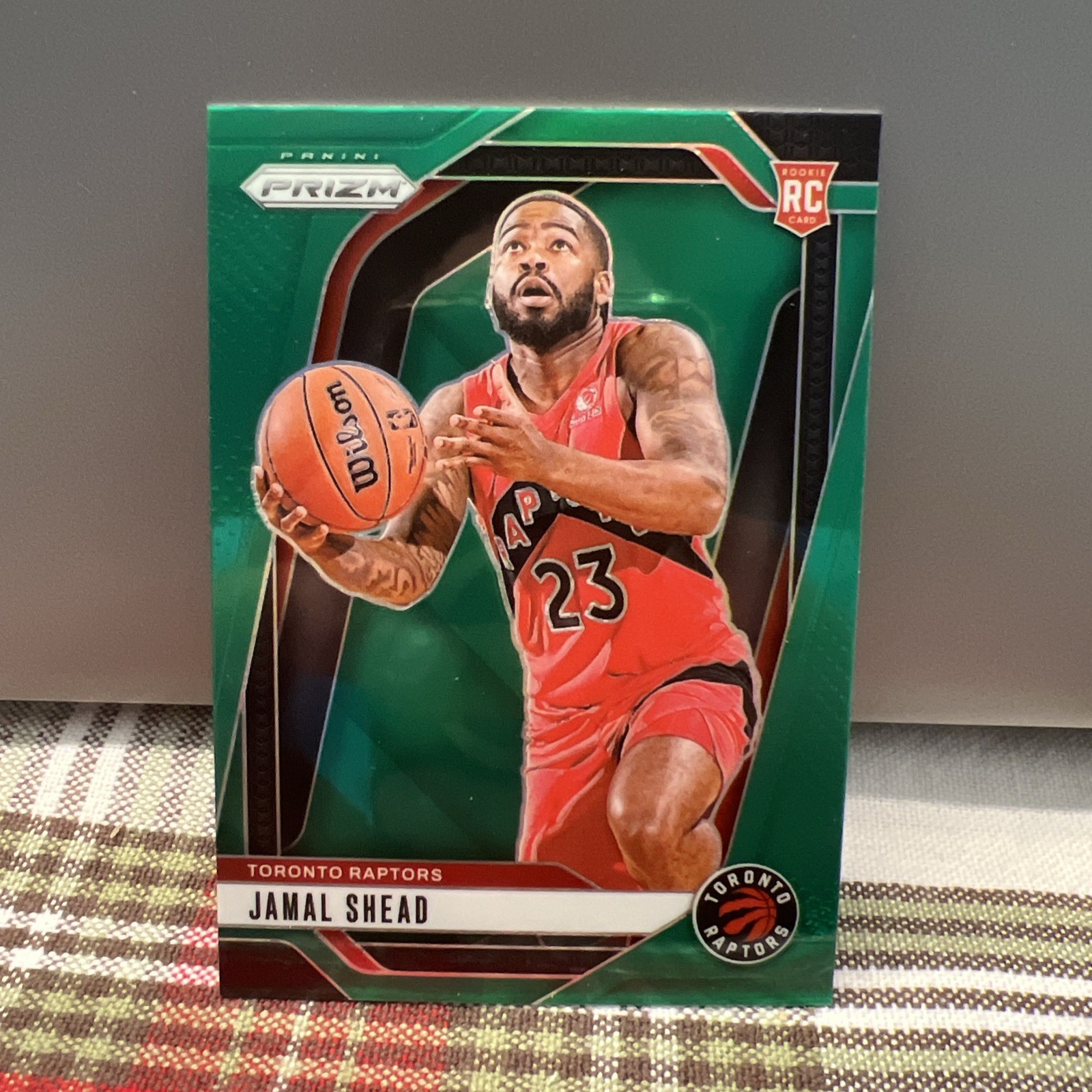 2024-25 Panini Prizm - Jamal Shead #241 Green Prizm (RC)