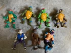 Vintage Teenage Mutant Ninja Turtles action figure lot