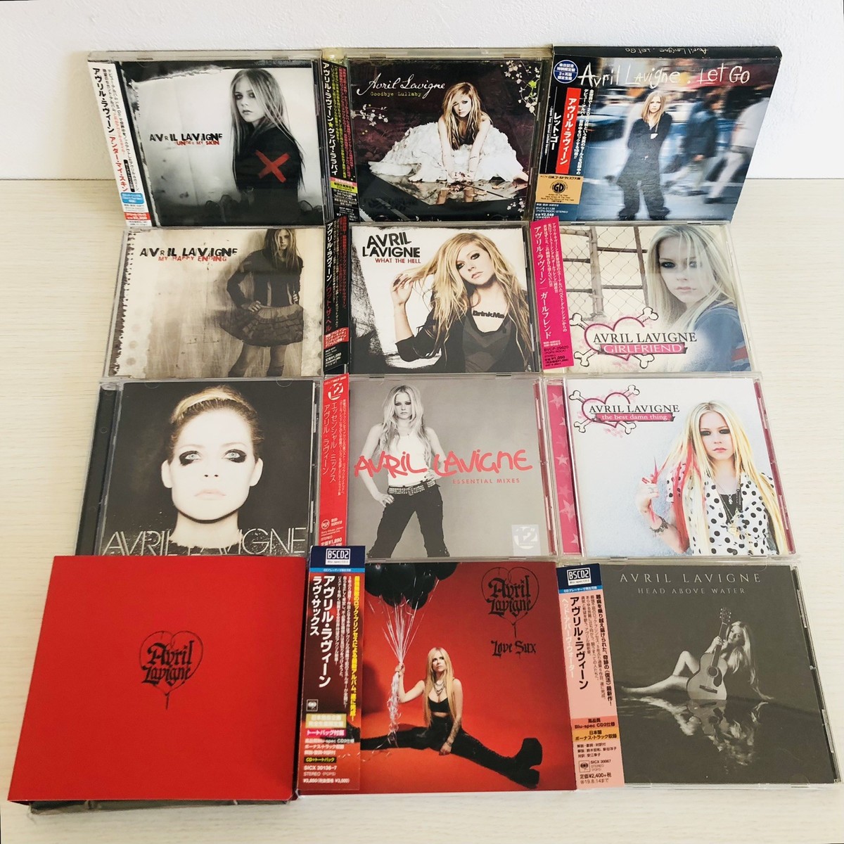 AVRIL LAVIGNE CD HEAD ABOVE WATER Love Sux Let Go Essential Mixes