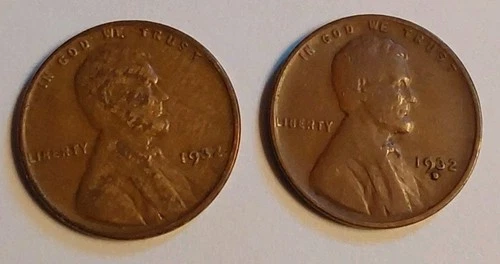 1932 PD - Lincoln Wheat Penny - Very Fine Medium Brown Free Post