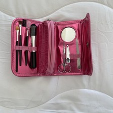 Brand New Pink Nail and Makeup Kit with Bag for Girls and Women Gift Set