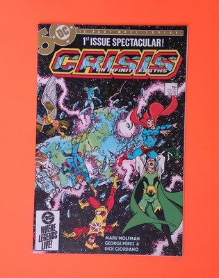Crisis on Infinite Earths #1 Maxi Series 1985 DC Comics 1st App RY84-302