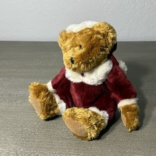 Russ Berrie Kris Teddy Bear Christmas Suit W/Hat Plush Stuffed Animal 8