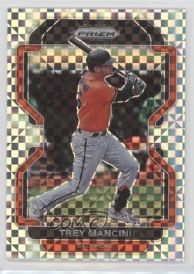 2022 Panini Prizm Power Plaid Prizm 67/75 Trey Mancini #107 fm0