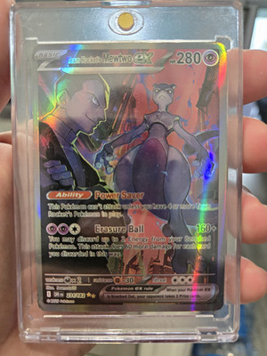 Mewtwo Destend Rivals Team Rocket's Mewtwo ex 231/182 Destined Rivals Ultra Rare Holo Full ...