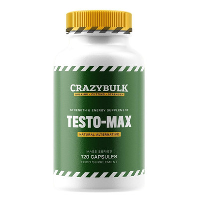 CrazyBulk TESTO MAX for Strength & Energy Supplement 120 Capsules -FAST SHIPPING