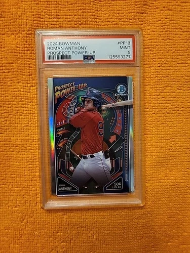 2024 Bowman Roman Anthony #PP-13 Prospect Power-Up PSA 9! Red Sox