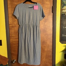 Isabel Maternity by Ingrid & Isabel - Women's SS Tie Waist Dress Large NWT