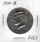1999 D Kennedy Half Dollar K063 !!!Free Shipping!!!