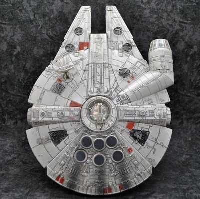 Star Wars Micro Galaxy Squadron Millennium Falcon CLEANED w/ Han