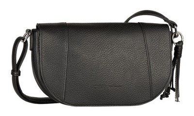 TOM TAILOR Priya Flap Bag No Zip M Umhängetasche Tasche Black schwarz Neu