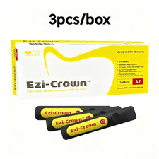 3PCS Dental Temporary Crown Bridge Material Light Cure Composite Resin A1 A2 A3