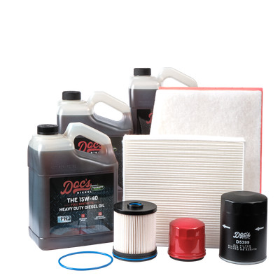 Doc's Diesel 15W-40 Oil/Filter Kit Fits Chevrolet/GMC 6.6L Duramax 17-19 |