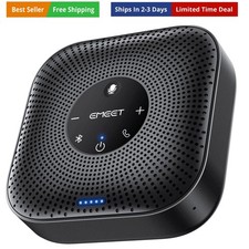 Conference Speakerphone , 4 AI Mics 360  Voice Pickup, Noise Reduction, USB C...