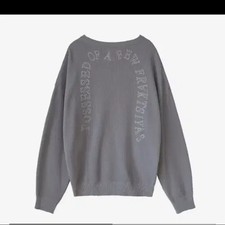 Politereu Lettering Knit Sweater Sage Size 4