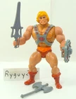 MOTU, He-Man, Masters of the Universe, vintage, complete, original, figure, 100%