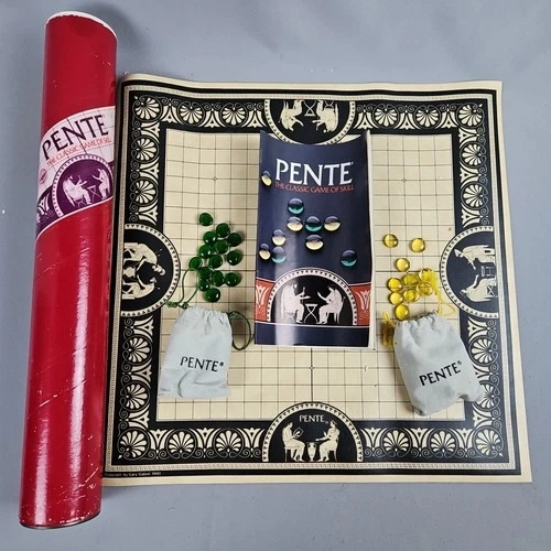 1984 Parker Brothers Pente Red Tube Version Vtg Game