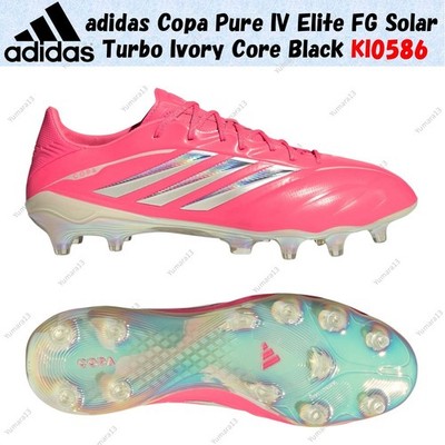 adidas Copa Pure IV Elite FG Solar Turbo Ivory Core Black KI0586 Herren Gr.