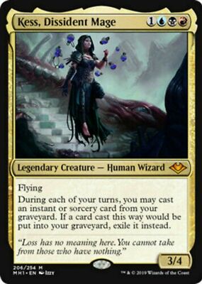 mtg magic kess, dissident mage insoumise commander capenna FRENCH vf fr