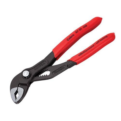 Knipex Cobra Pompa Acqua Pinze PVC Impugnatura 150mm Bottone a Pressione Azione