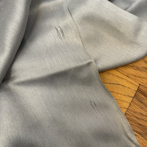 Talbots Silk Wool Cashmere Blend Gray Long Scarf NEW Elegant - Picture 14 of 14
