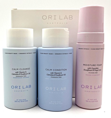 Ori Lab Australia Calm Trio Set Cleanse Conditioner Foam