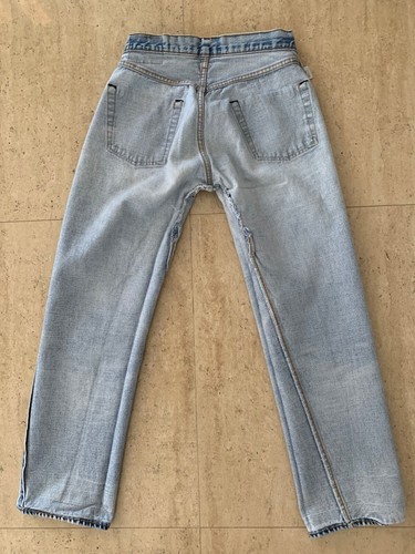 Jeans Levi's 501 Redline 1981 vintage con ribete - lavado ligero usado, hechos en EE. UU. - Imagen 11 de 12