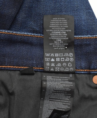 G-Star 3301 Tapered Jeans Herren Konisch W30/L34 Schaltfläche - Picture 8 of 8