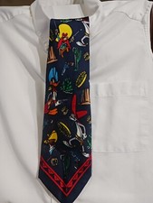 12 Vintage Mens 1991 Warner Bros. Yosemite Sam Tie