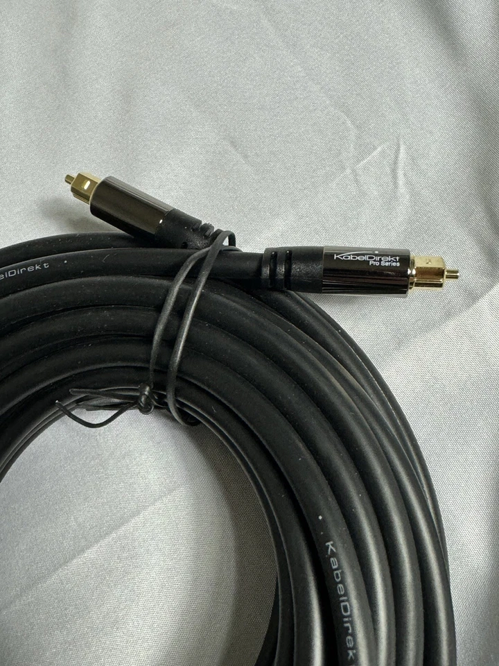 TOSLINK Cable, Optical Audio Cable –50 feet Short Fiber Optic Cable for sound... - Image 2 of 4
