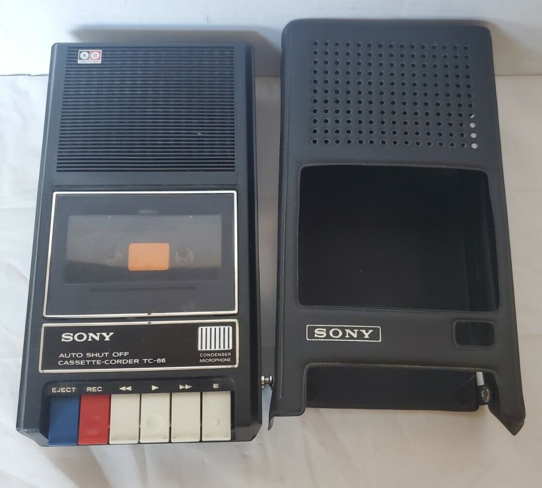 VTG Sony Tape-Corder TC-66 Desktop Cassette Player Auto Shut VTG Sony Tape-Corder TC-66 Desktop Cassette Player Auto Shut