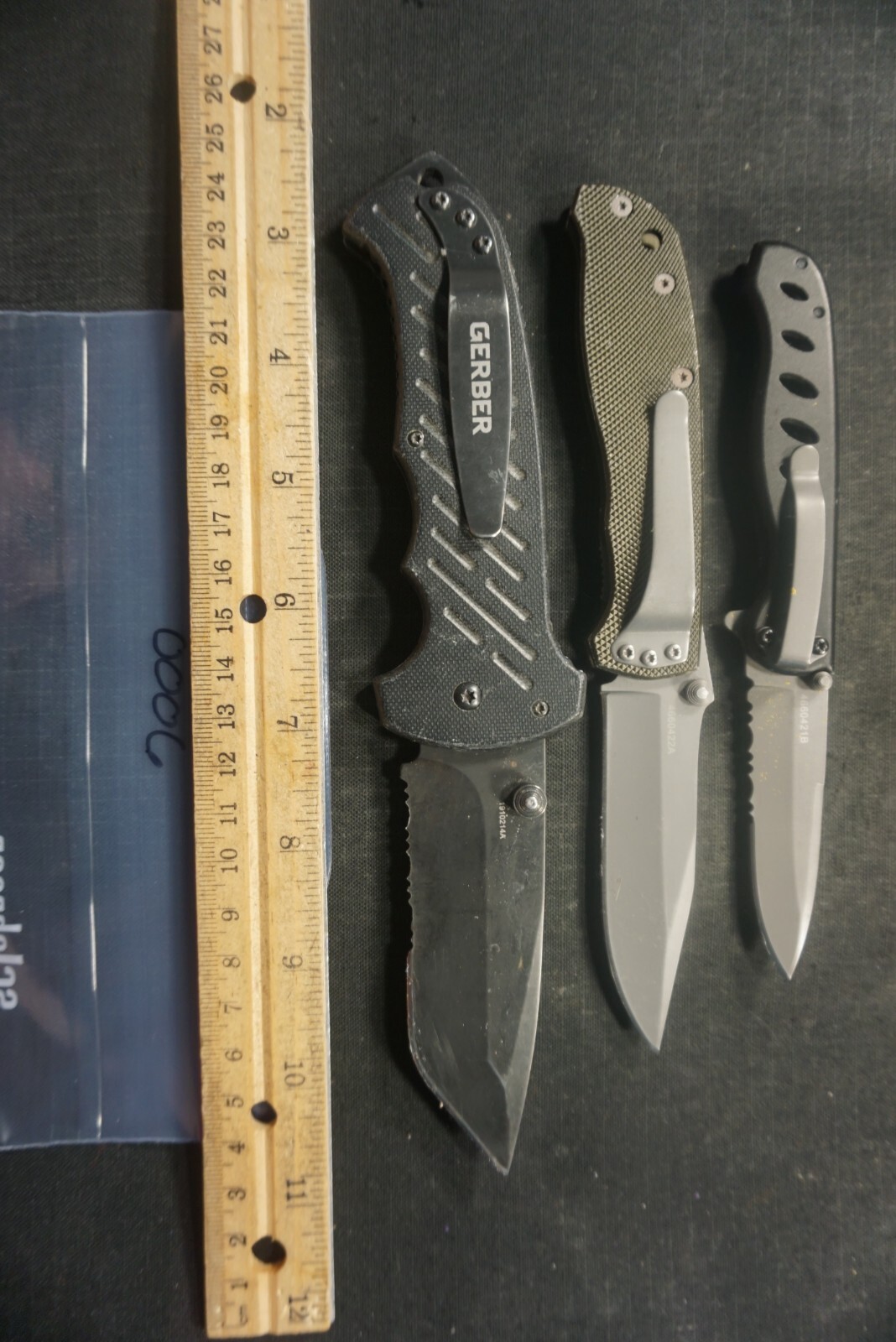 0006 Three Gerber pocket knives eBay