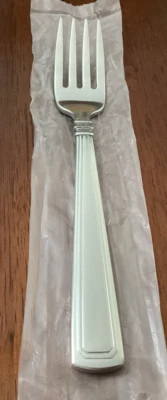 Longaberger Stainless Woven Traditions Salad Fork (s) Flatware 7" Unused USA