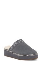 Lucky Brand Women's Lezliey Slip-On Cozy M Castle Rock Slippers, Gray Size 5.5M