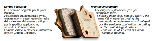 Paire Plaquettes de Frein Avant BREMBO Honda Cx Argent Wing Turbo 500 81> - Photo 3/7