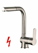 Niederdruck Spültischarmatur mit Brause ausziehbar Einhebel Küche Mischer Spüle