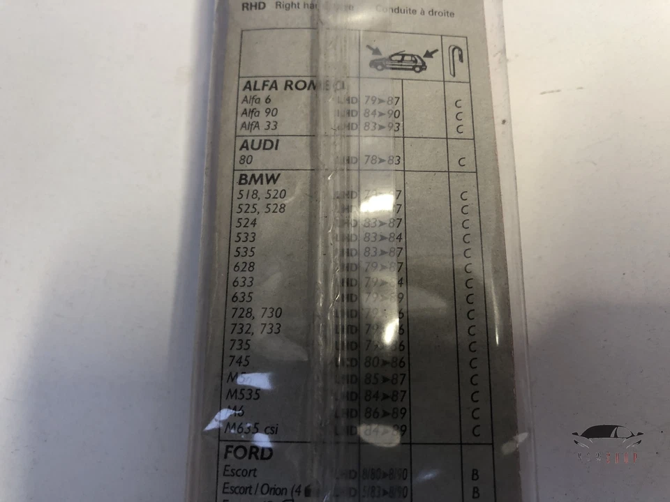 Escobilla limpiaparabrisas NUEVO Alfa Romeo Audi BMW Ford Renault Rover Foto 4 de 4