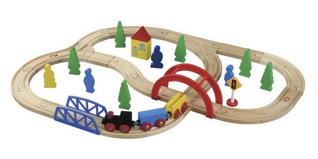 imaginarium wooden train set