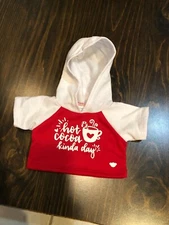 Build a Bear Hot Cocoa Hoodie "Hot Cocoa Kinda Day"