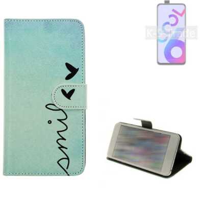 360° Schutz Hülle für Coolpad Cool 6 Wallet Case Design smile