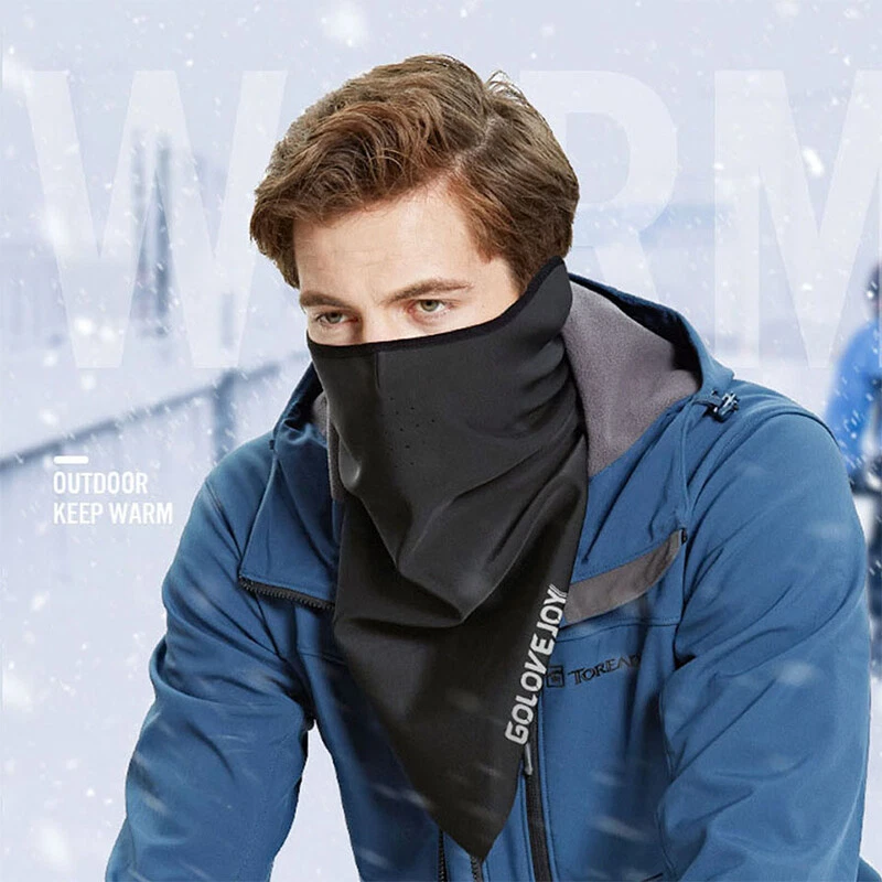 Motorcycle Balaclava Ear Protection Face Mask Cover Thermal Tube Ski Neck Gaiter - Image 2 of 4