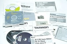 Lots of Camera  Lens Manuals/Instructions/CD Rom