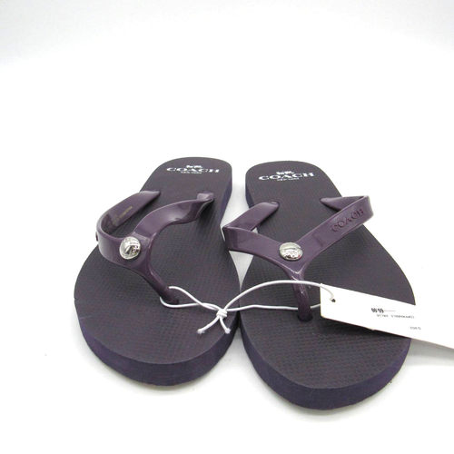 Coach Women's Purple Flip Flop Sandals Sz 6 | eBay
